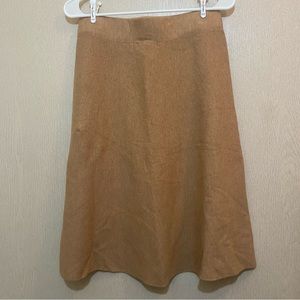 ☀️ Warm Tan Midi Skirt - Liz Claiborne - Size Small